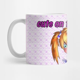 cute on the outside angry on the inside Mug